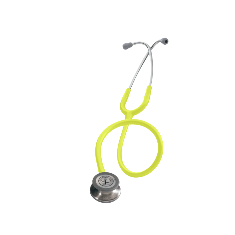 Littmann Classic III Stethoscope 5639 | Lemon Lime  Tube | Standard Finish