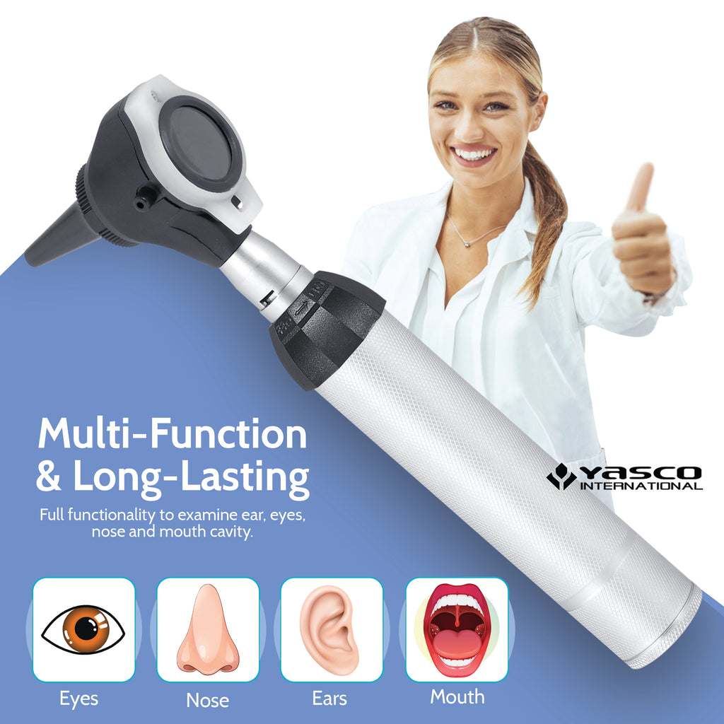 Conventional Otoscope Set - Black Finish Head