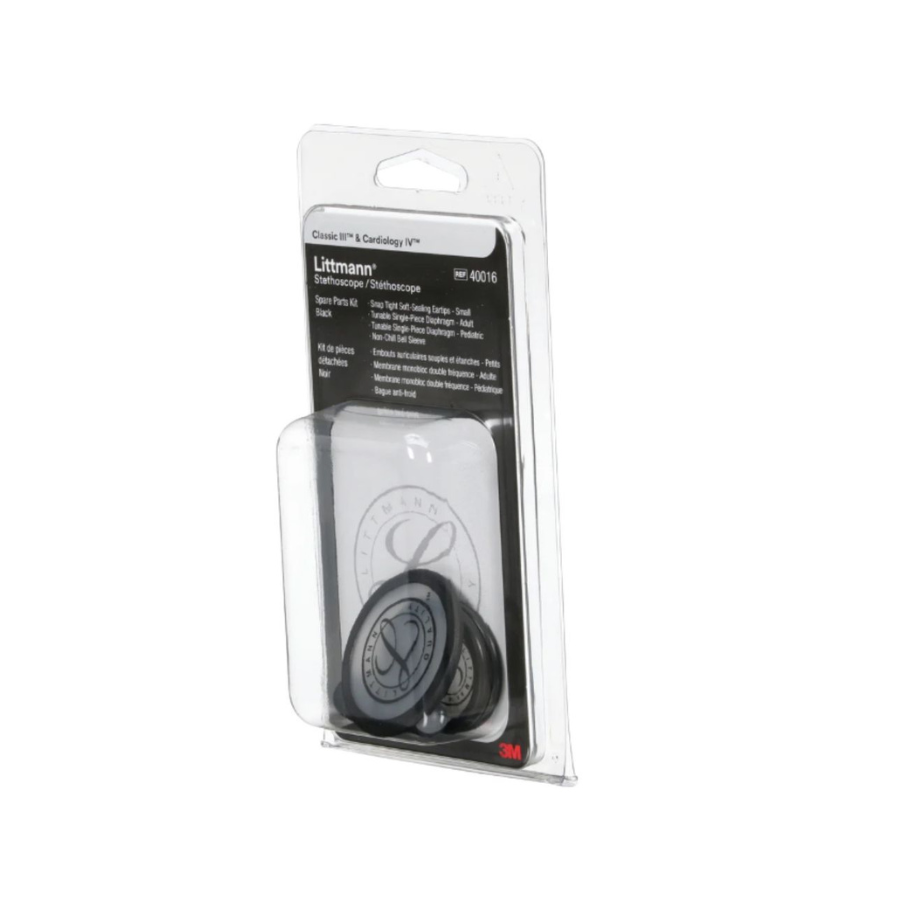 3M Littmann Spare Parts Kit 40016 | Black | Classic III Cardiology IV CORE