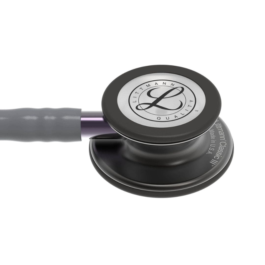 Littmann Classic III Stethoscope 5873 | Gray Tube | All Black Finish