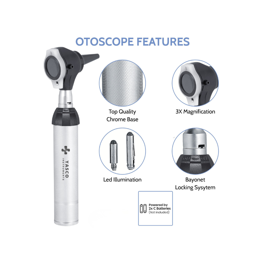Standard EENT Diagnostic Set | Otoscope & Ophthalmoscope