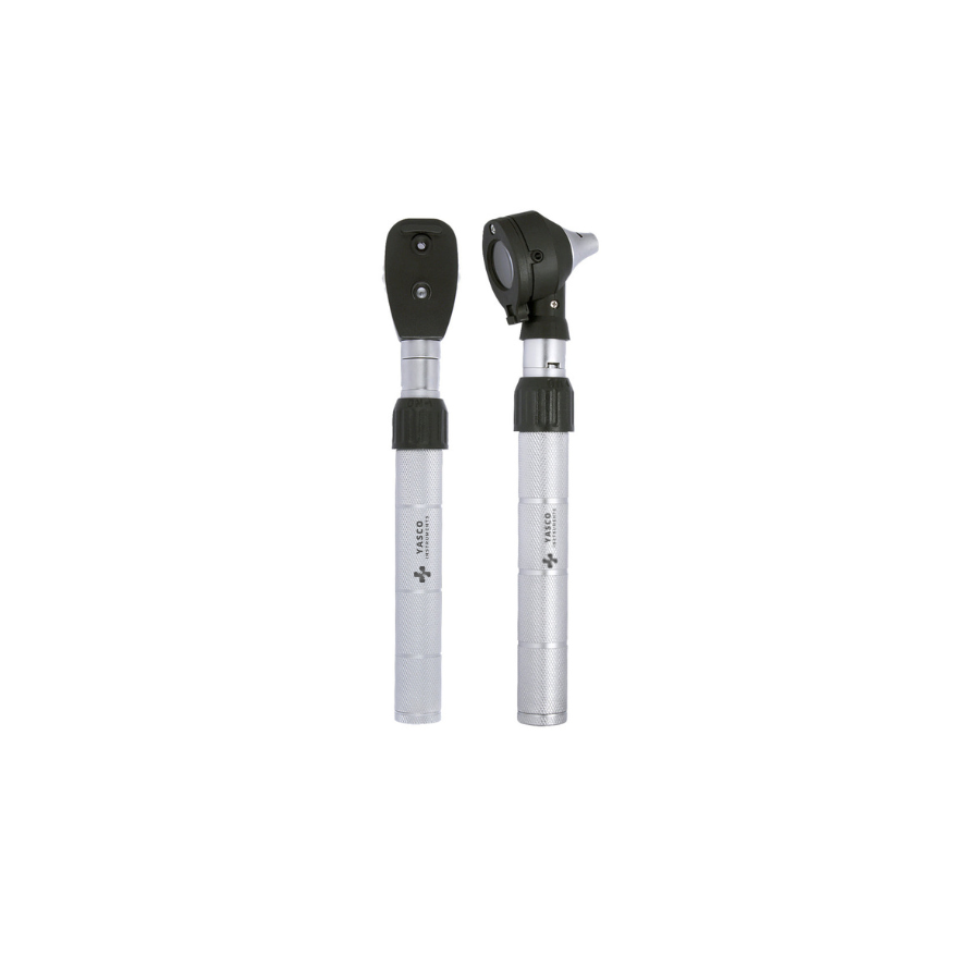 5 Aperture Brass EENT Diagnostic Set | Otoscope & Ophthalmoscope