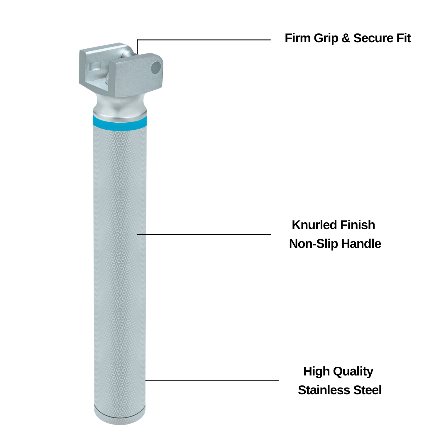 Conventional Laryngoscope Handle - AA Size - Small/Penlight Size