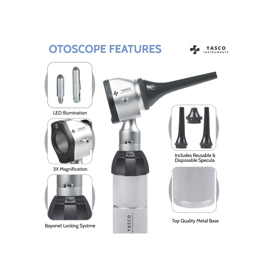 Veterinary Diagnostic Set | Otoscope & Ophthalmoscope