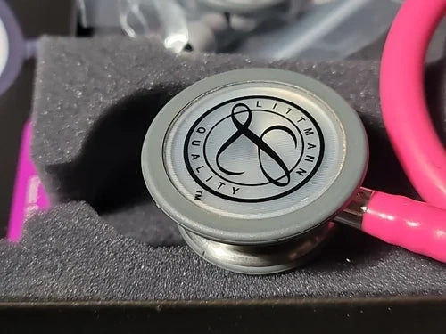 Littmann Classic III Stethoscope - Rose Pink Tube - Breast Cancer Awareness - 5631