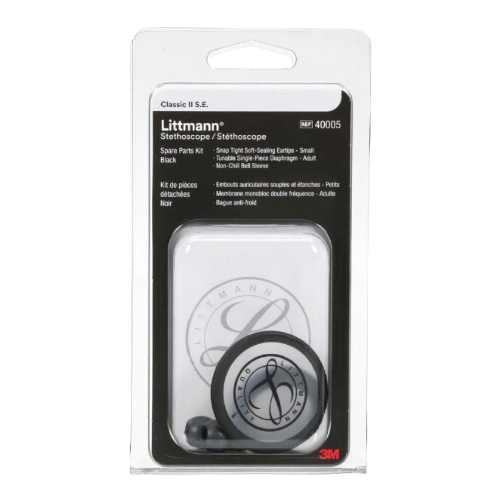 3M Littmann Spare Parts Kit - Classic II S.E. Stethoscopes - Black