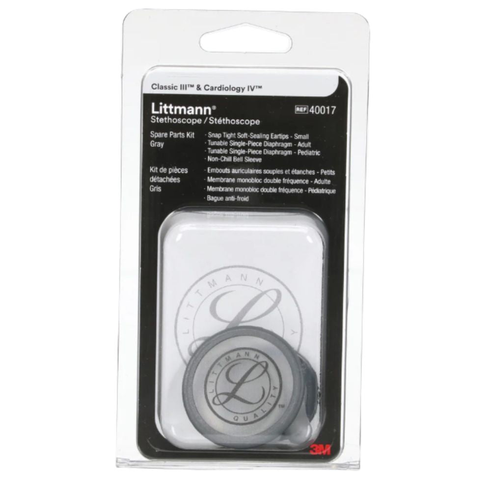 3M Littmann Spare Parts Kit - Classic III/Cardiology IV Stethoscopes - Gray