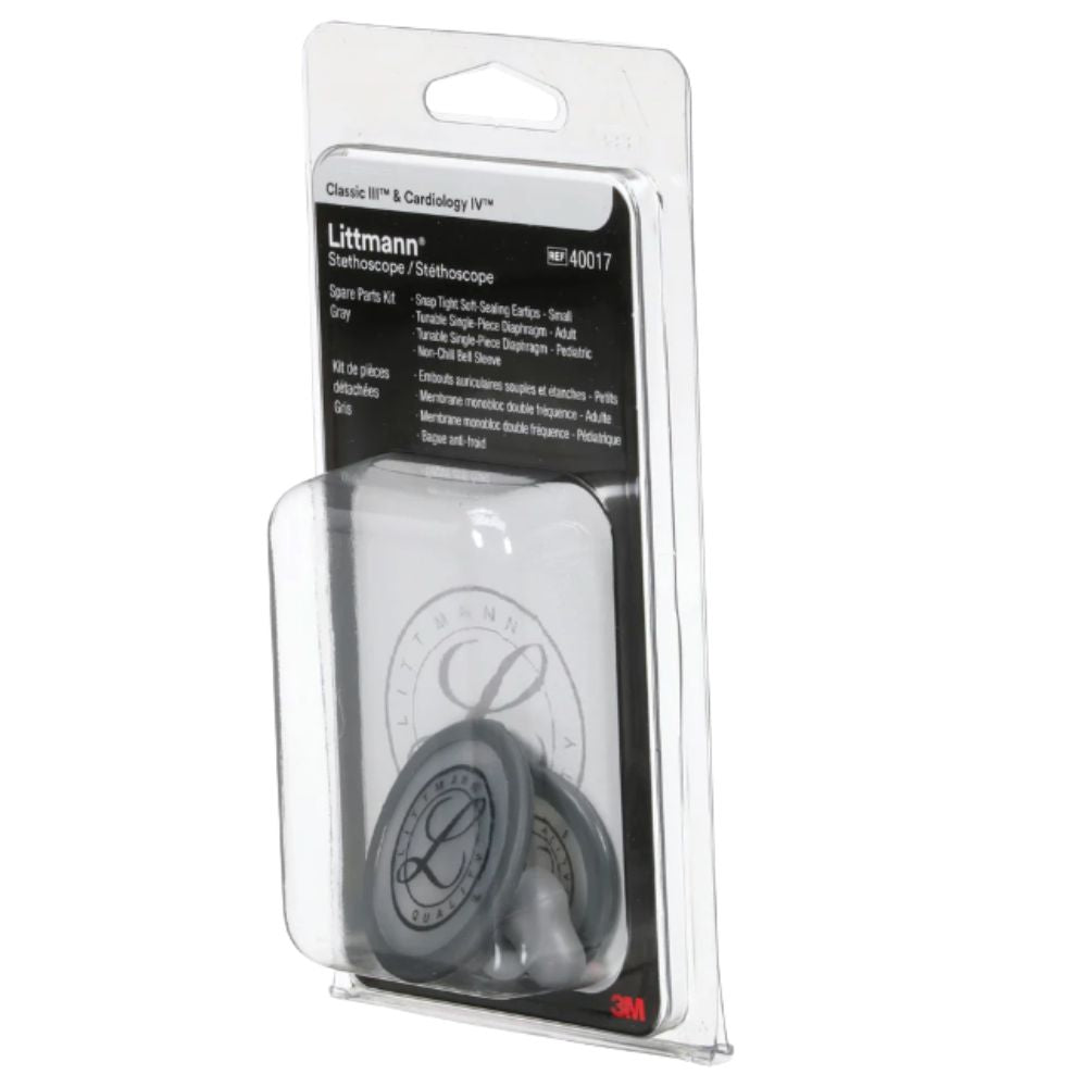 3M Littmann Spare Parts Kit - Classic III/Cardiology IV Stethoscopes - Gray