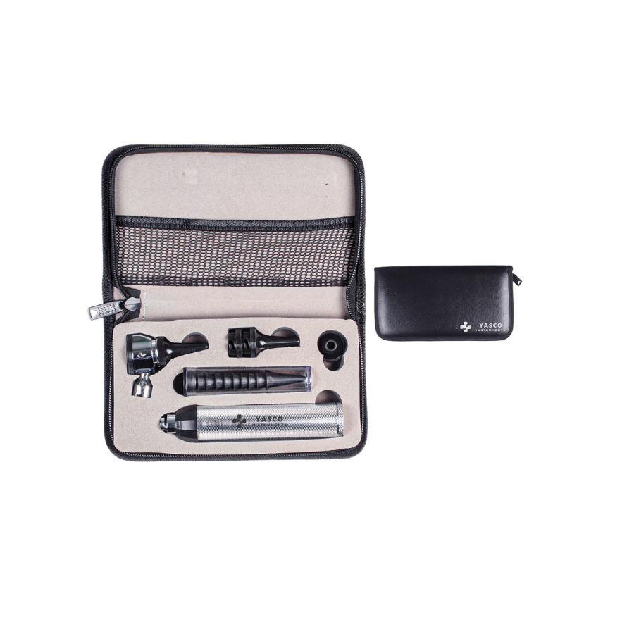 Brass Otoscope Set | LED Diagnostic Ear Examination Instrument Main image