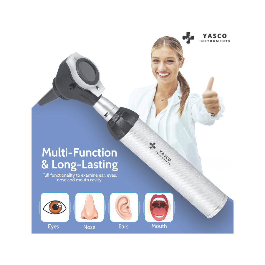 Conventional Otoscope Set | Black Finish Head