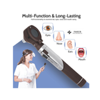Fiber Optic Pocket Otoscope Set | Chocolate Brown