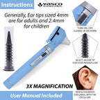 Fiber Optic Mini Otoscope Set - Ceil Blue