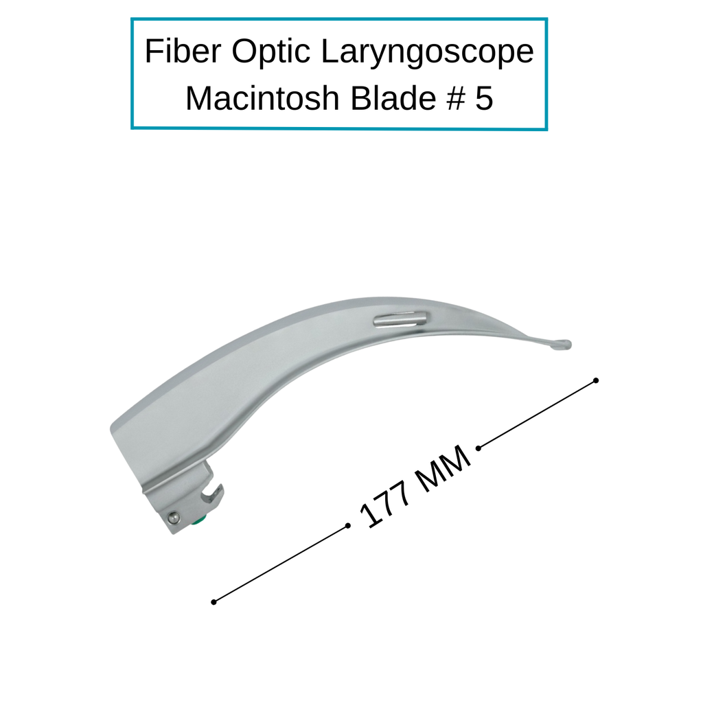 Fiber Optic Macintosh Laryngoscope Blades