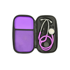 Hard Carrying Case Compatible with 3M Littmann Classic III, Classic II & Pediatric Stethoscopes | Purple