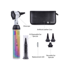Brass Otoscope Set | Rainbow Finish Diagnostic Instrument
