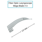 Fiber Optic Mega Light Macintosh Laryngoscope Blades