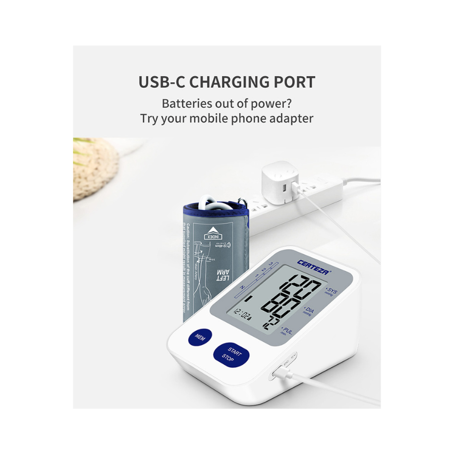 Certeza BM-400 Digital Blood Pressure Monitor | Upper Arm
