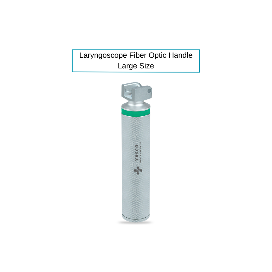 Fiber Optic Laryngoscope Handle | Large, D Size