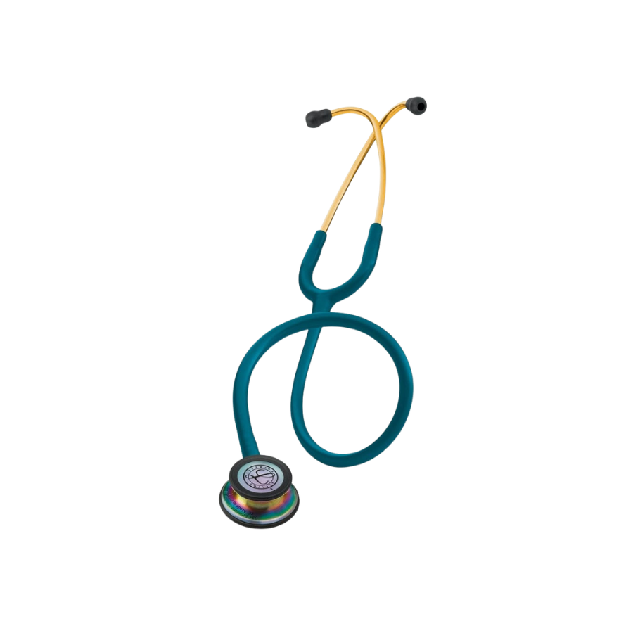 Littmann Classic III Stethoscope 5807 | Caribbean Blue | Rainbow Finish