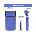 Fiber Optic Pocket Otoscope Set | Navy Blue