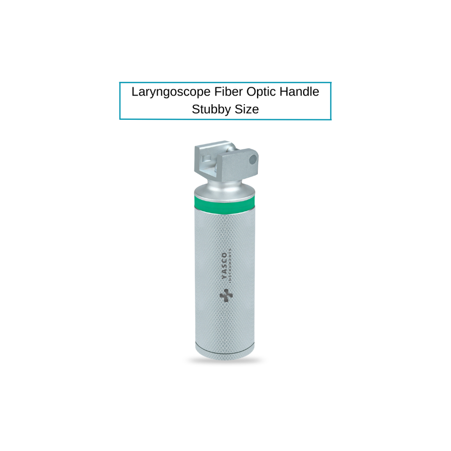 Fiber Optic Laryngoscope Handle | Stubby Size