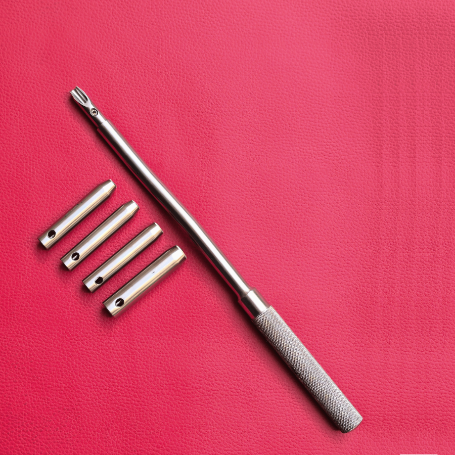 Burgess Set New with Round Head Elevators