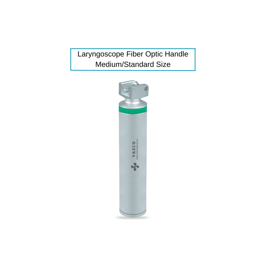 Fiber Optic Laryngoscope Handle | Medium, C Size