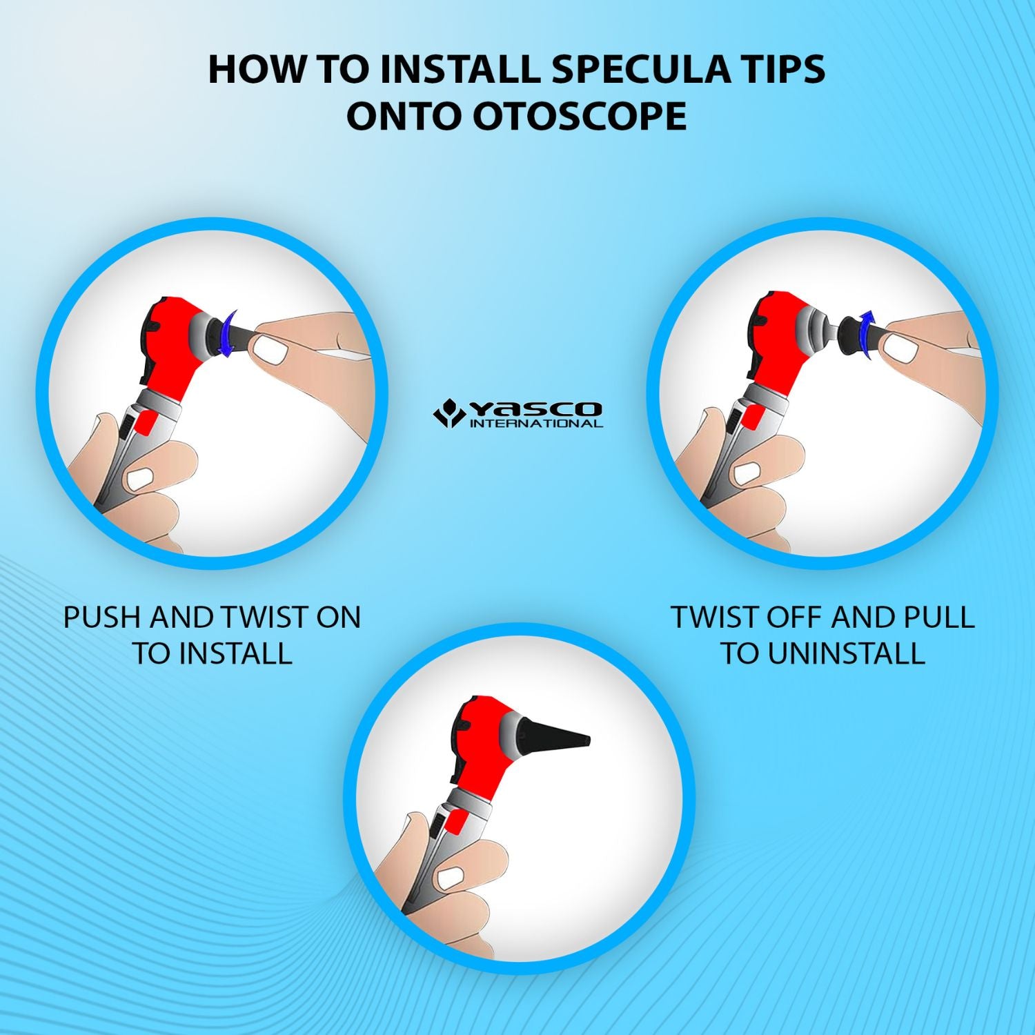 Otoscope Disposible Specula -  2.4mm, 3mm, 4mm, 5mm