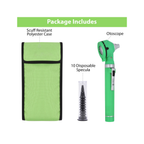 Fiber Optic Pocket Otoscope Set | Green