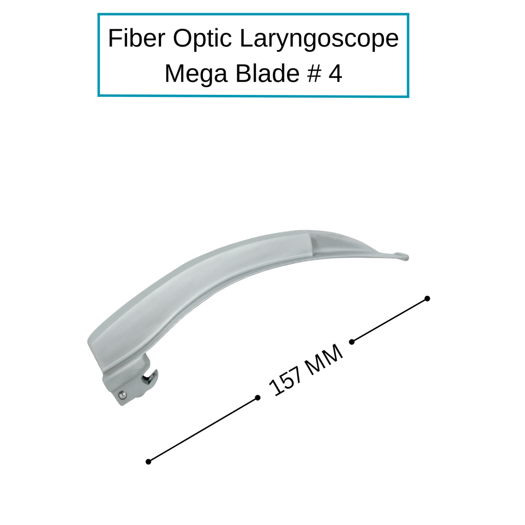 Fiber Optic Mega Light Macintosh Laryngoscope Blades