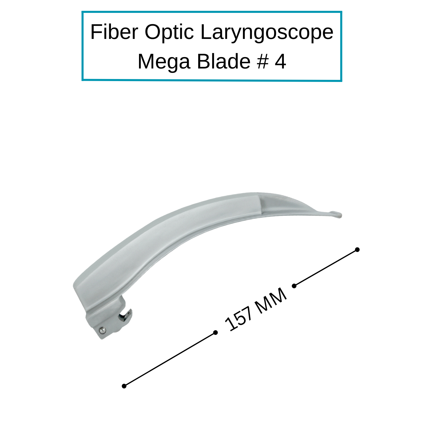 Fiber Optic Mega Light Macintosh Laryngoscope Blades