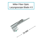 Fiber Optic Miller Laryngoscope Blades