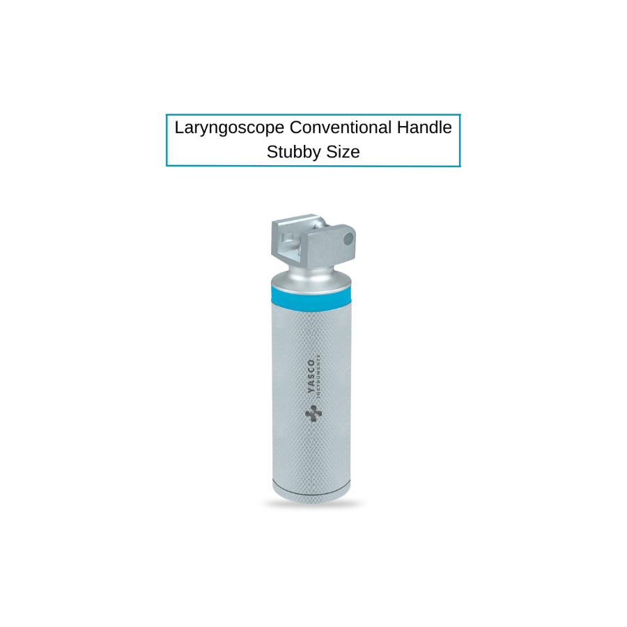 Fiber Optic Laryngoscope Handle | Stubby Size