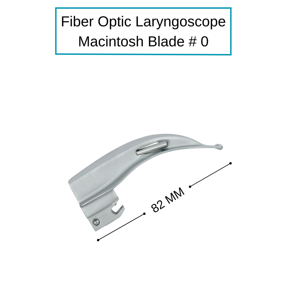 Fiber Optic Macintosh Laryngoscope Blades