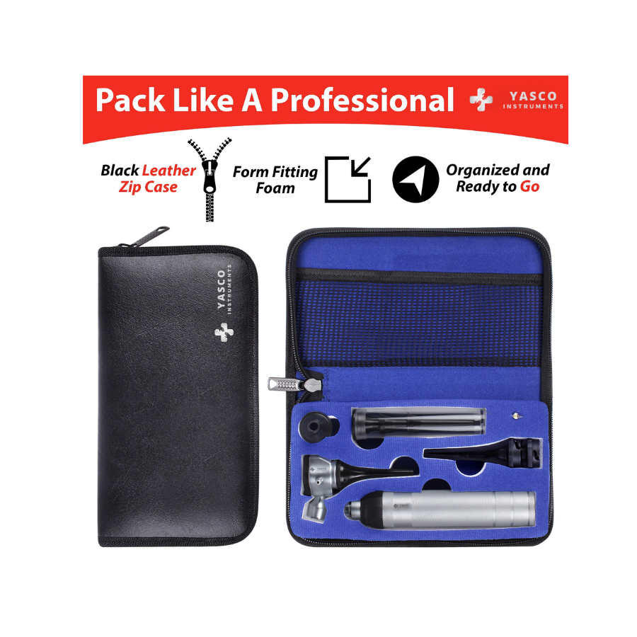Veterinary Otoscope Set | LED Diagnostic Instrument