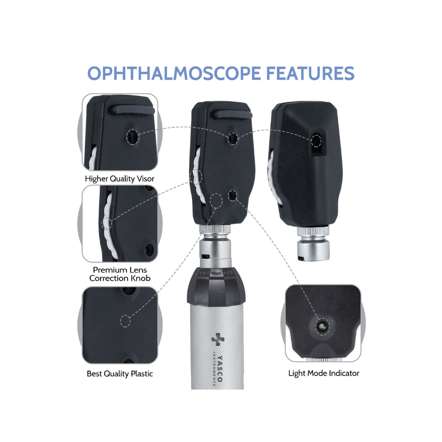 Standard EENT Diagnostic Set | Otoscope & Ophthalmoscope