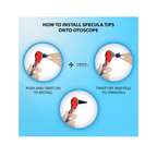Disposable Otoscope Specula | 2.4mm, 3mm, 4mm & 5mm