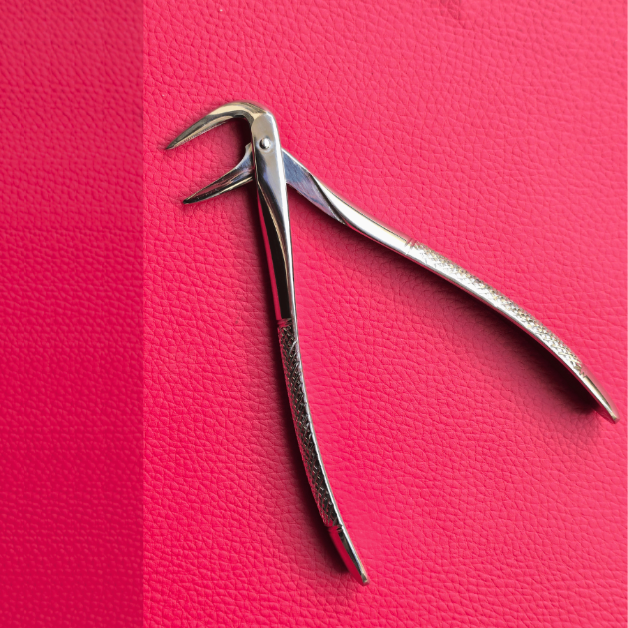 Turned Head Beak Extraction Forceps 6″