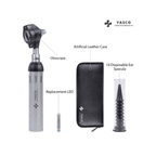 Fiber Optic Brass Otoscope Set | LED Diagnostic Ear Examination Instrument