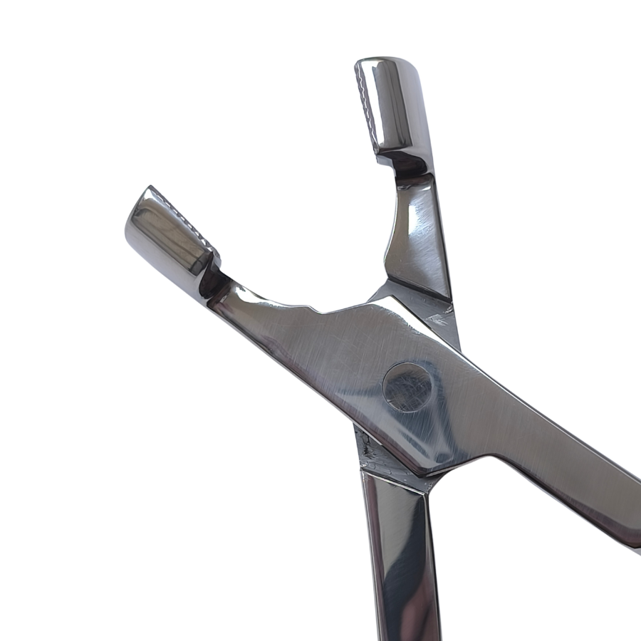 Molar Serrated Jaw Pony Forceps 12"