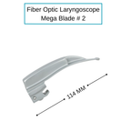 Fiber Optic Mega Light Macintosh Laryngoscope Blades
