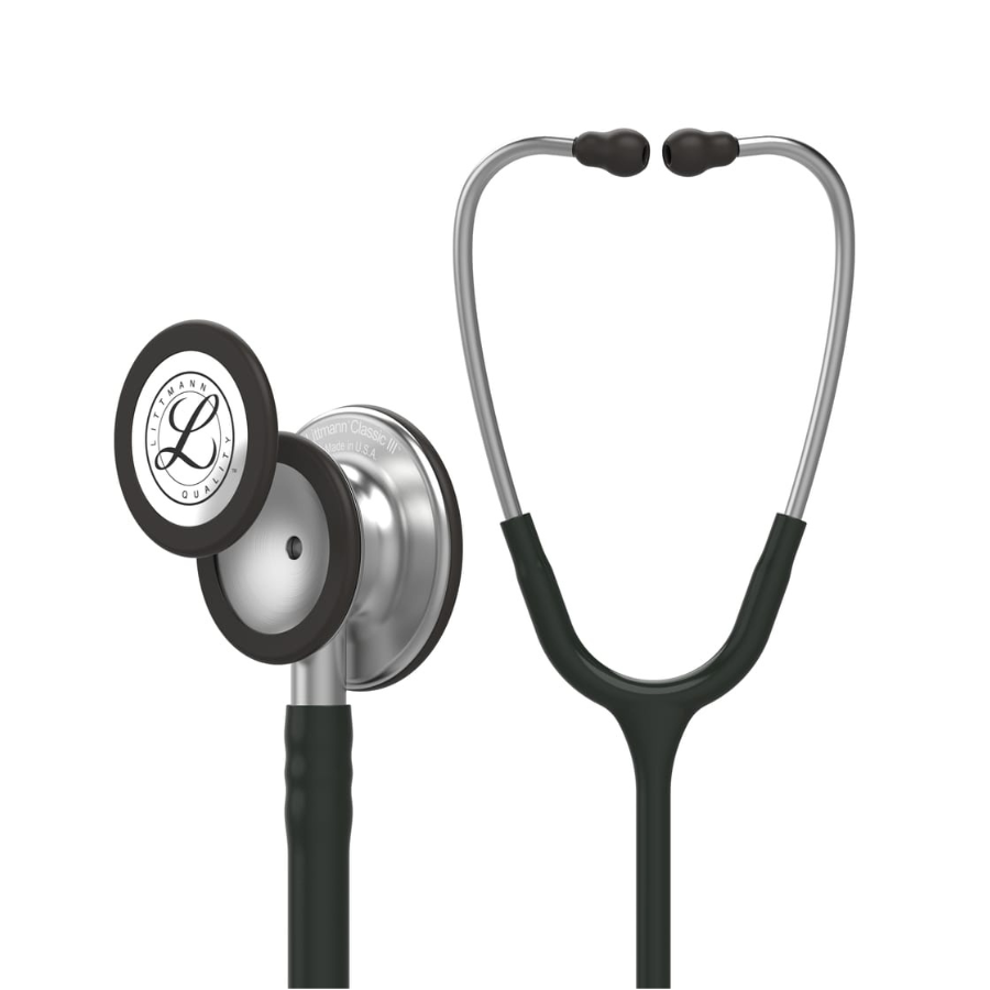 Littmann Classic III Stethoscope 5620 | Black Tube | Standard Finish Main image