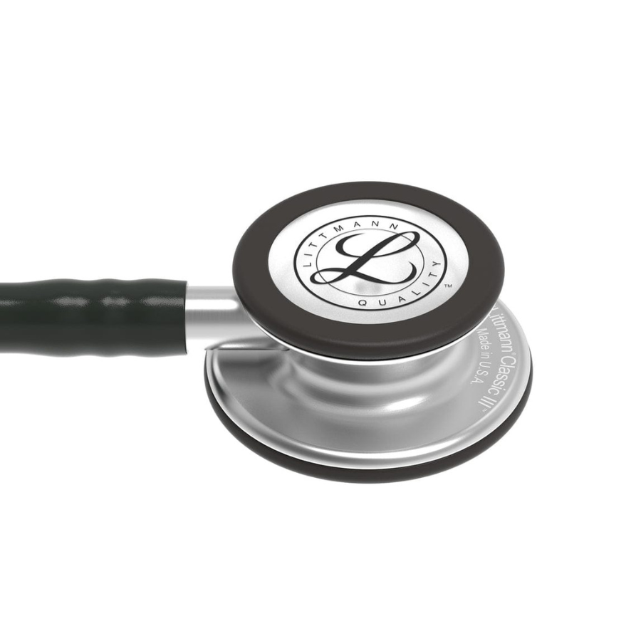 Littmann Classic III Stethoscope 5620 | Black Tube | Standard Finish