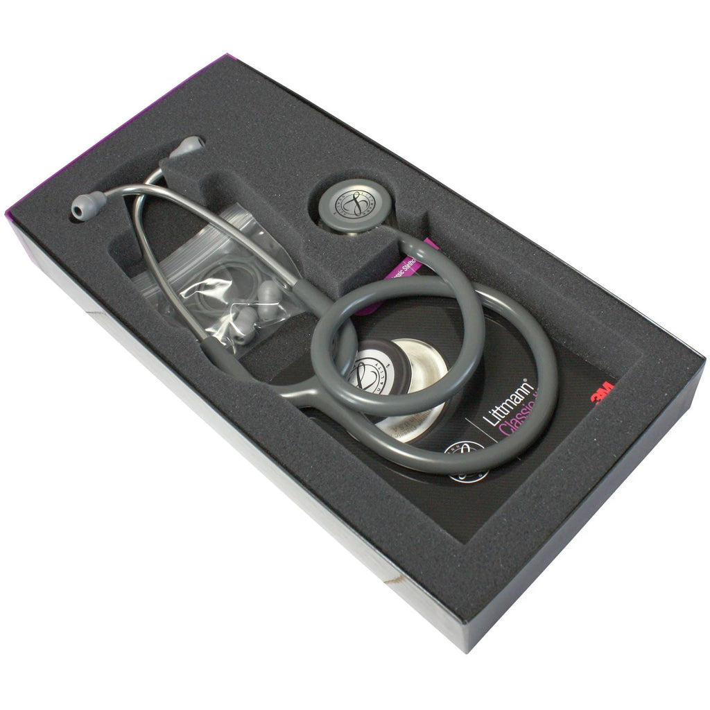 Littmann Classic III Stethoscope - Grey tube and Standard Finish - 5621
