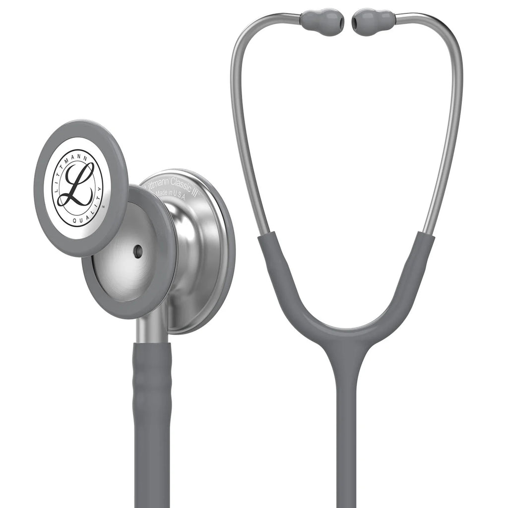 Littmann Classic III Stethoscope - Grey tube and Standard Finish - 5621