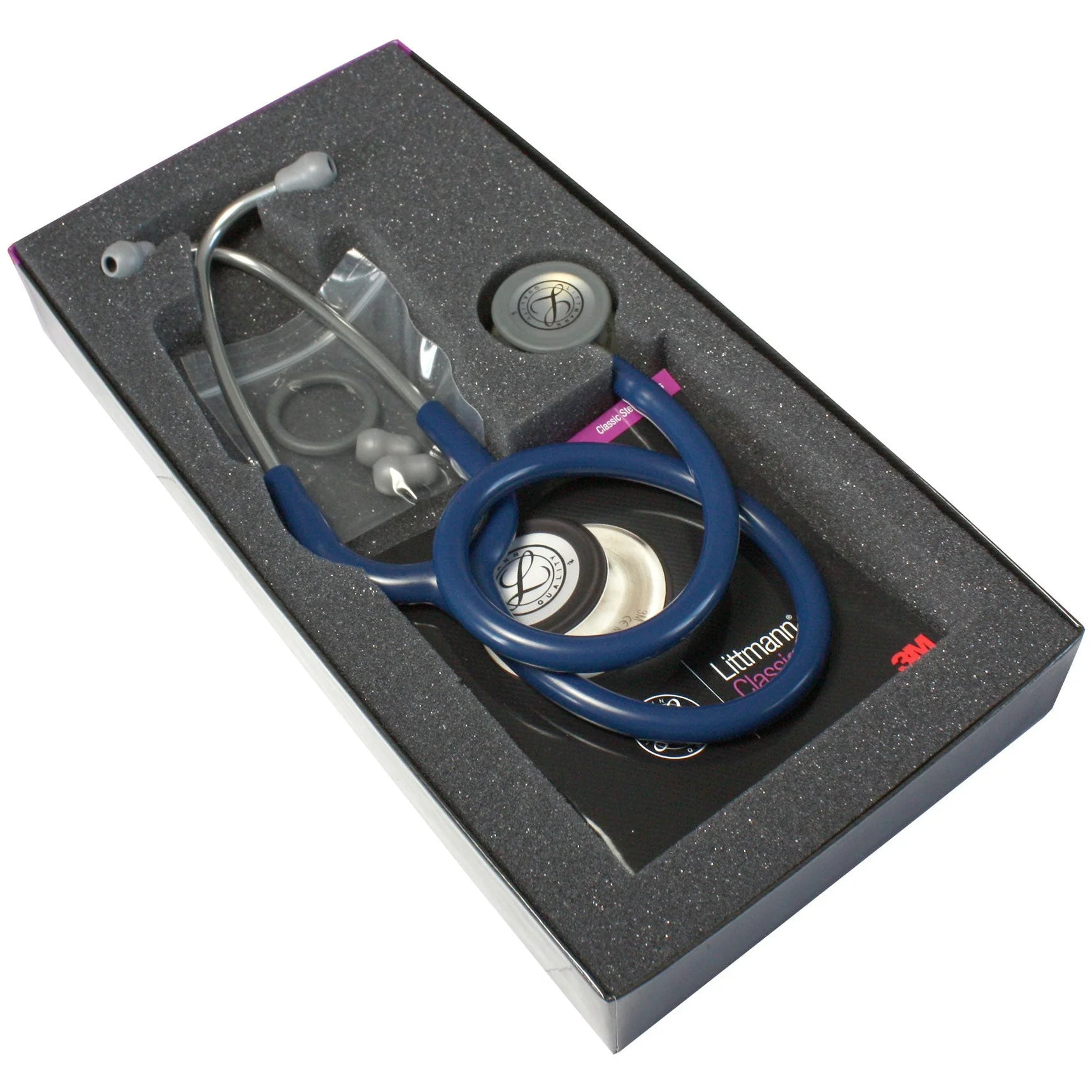 Littmann Classic III Stethoscope - Navy Blue Tube & Standard Finish - 5622