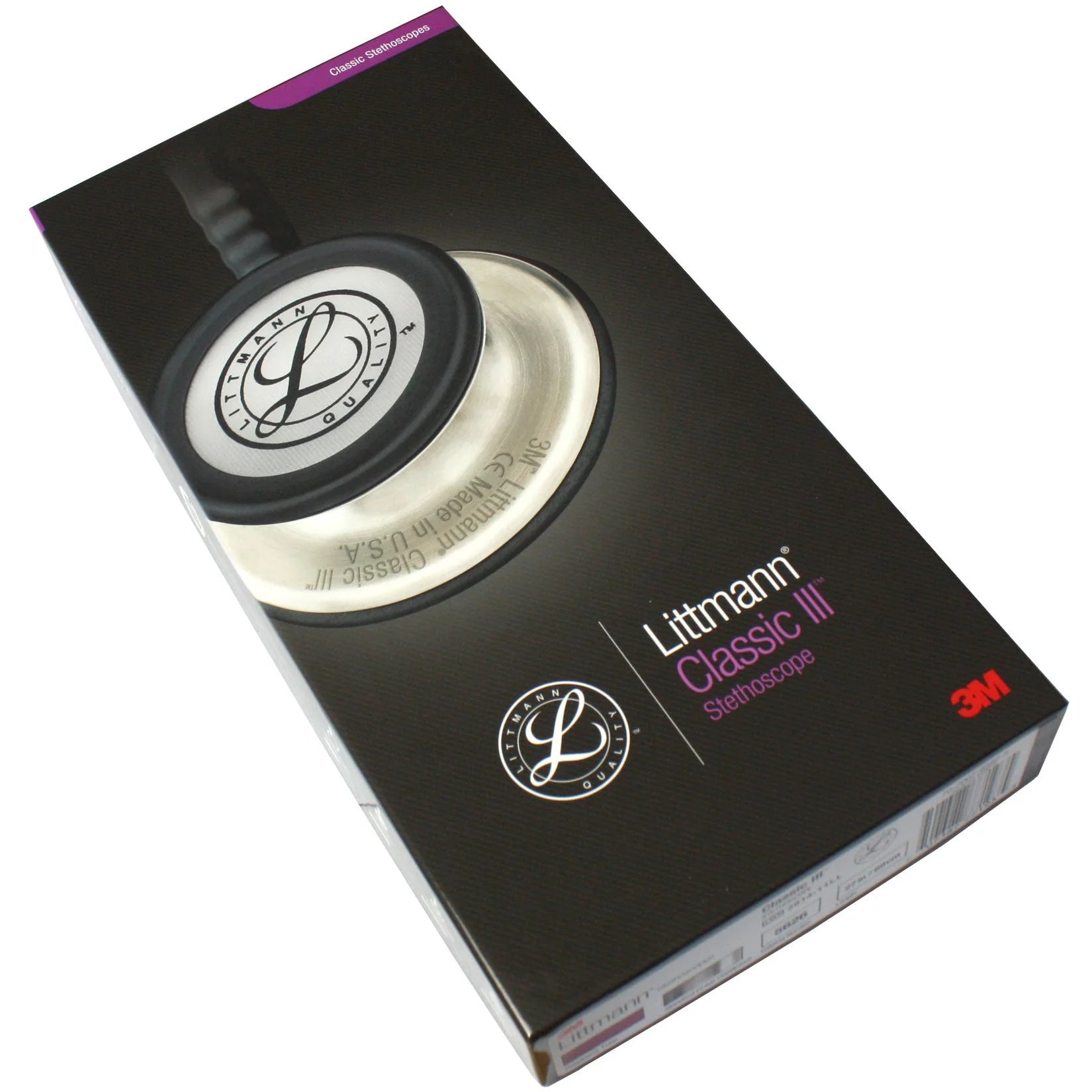 Littmann Classic III Stethoscope - Raspberry Tube & Standard Finish - 5648