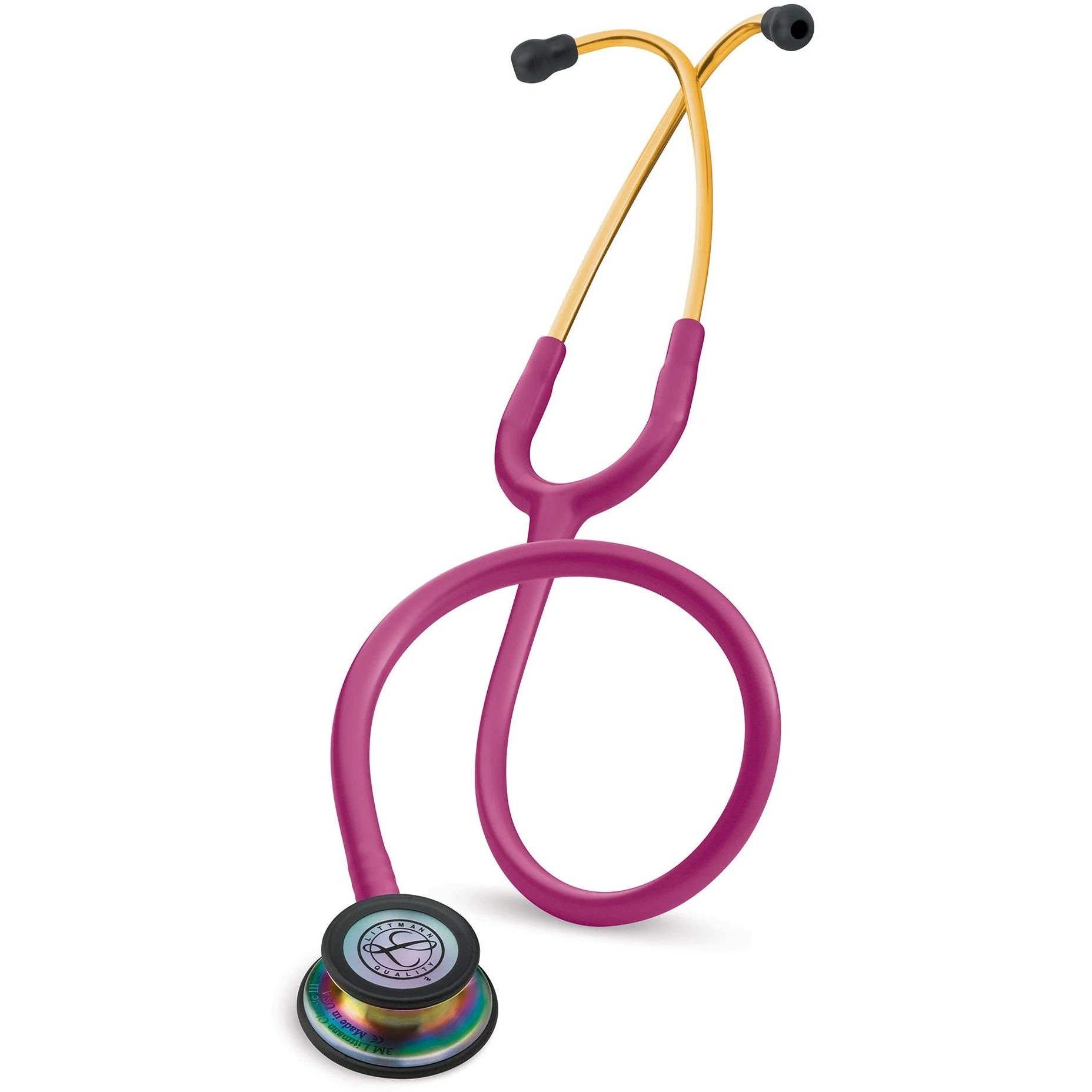 Littmann Classic III Stethoscope - Raspberry Tube & Rainbow Finish - 5806