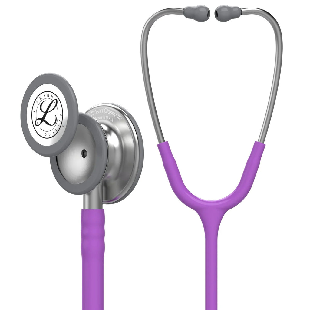 Littmann Classic III Monitoring Stethoscope - Lavender Tube & Standard Finish - 5832