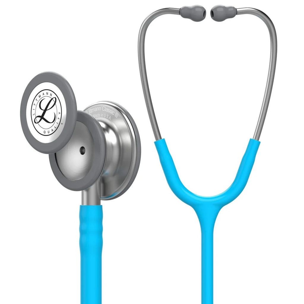 Littmann Classic III Monitoring Stethoscope - Turquoise Tube - 5835